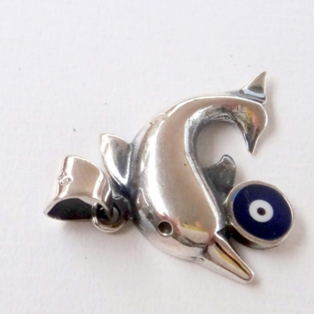 Hand made 925 Silver Dolphin necklace